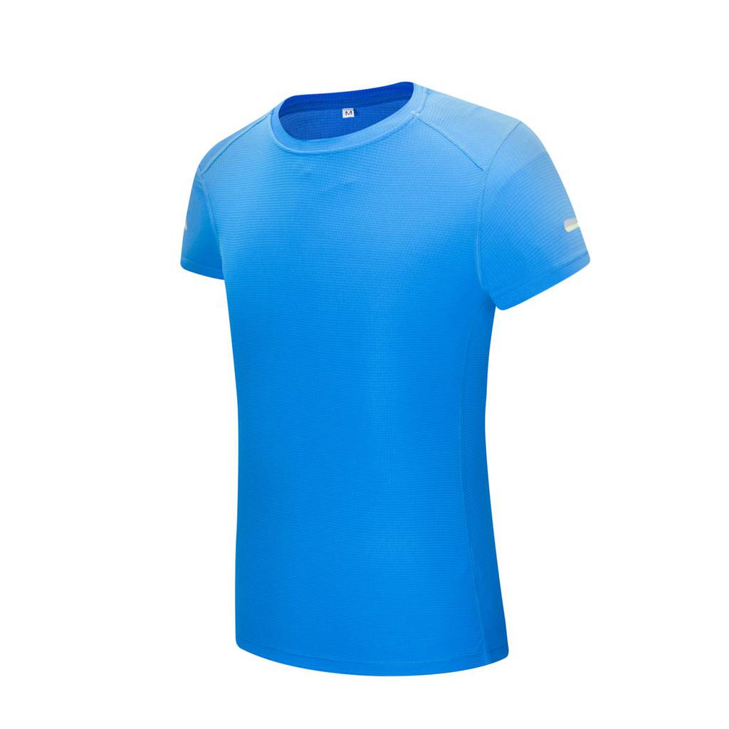 女士運(yùn)動(dòng)系列-圓領(lǐng)簡(jiǎn)約時(shí)尚T恤（藍(lán)色）